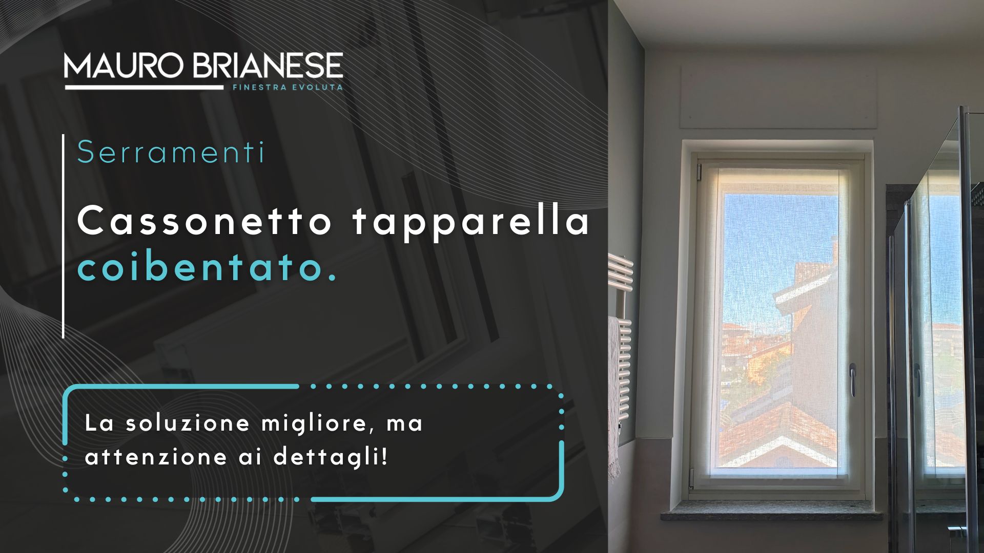 Cassonetto tapparella coibentato