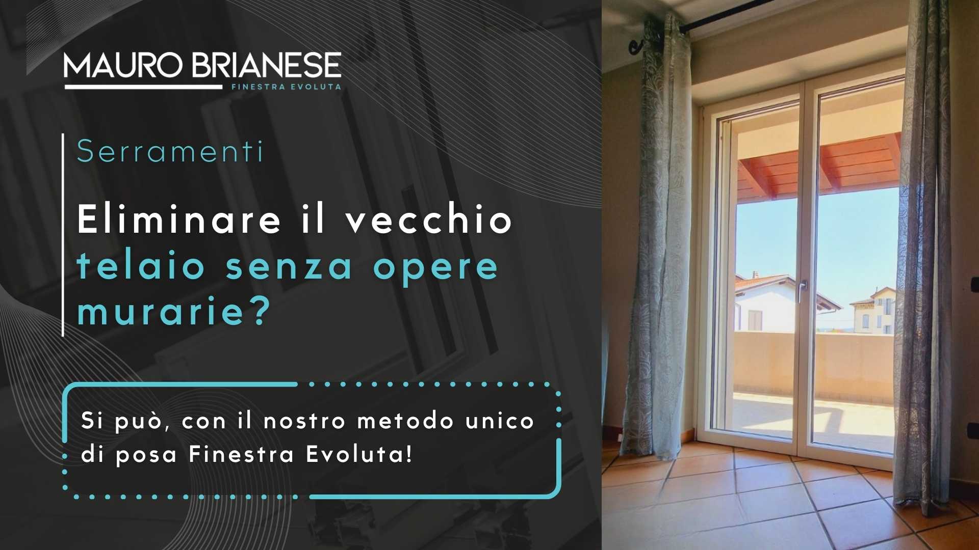 Eliminare il vecchio telaio senza opere murarie si può