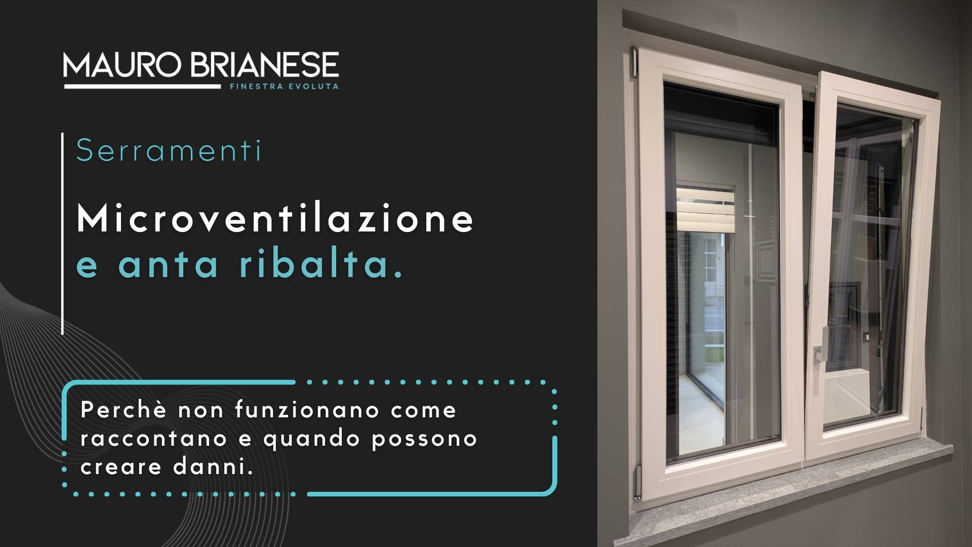 Microventilazione e anta ribalta
