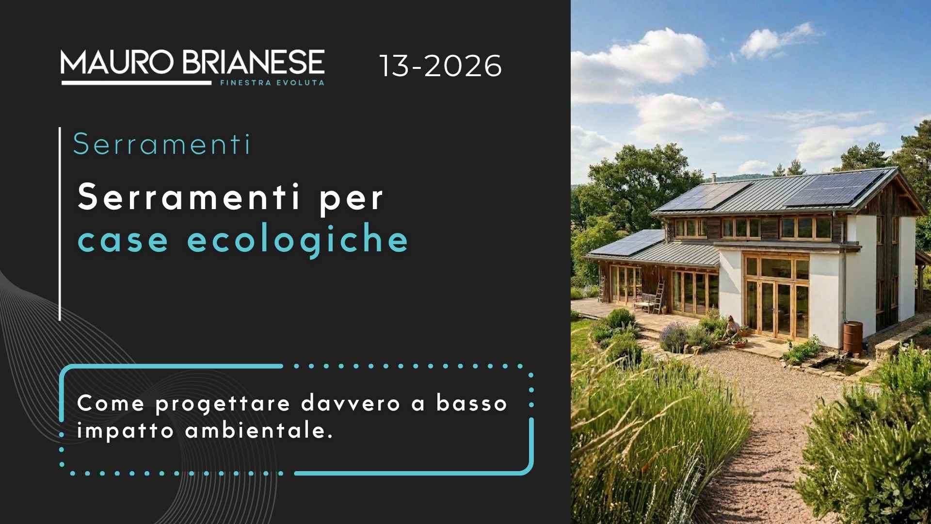 serramenti per case ecologiche