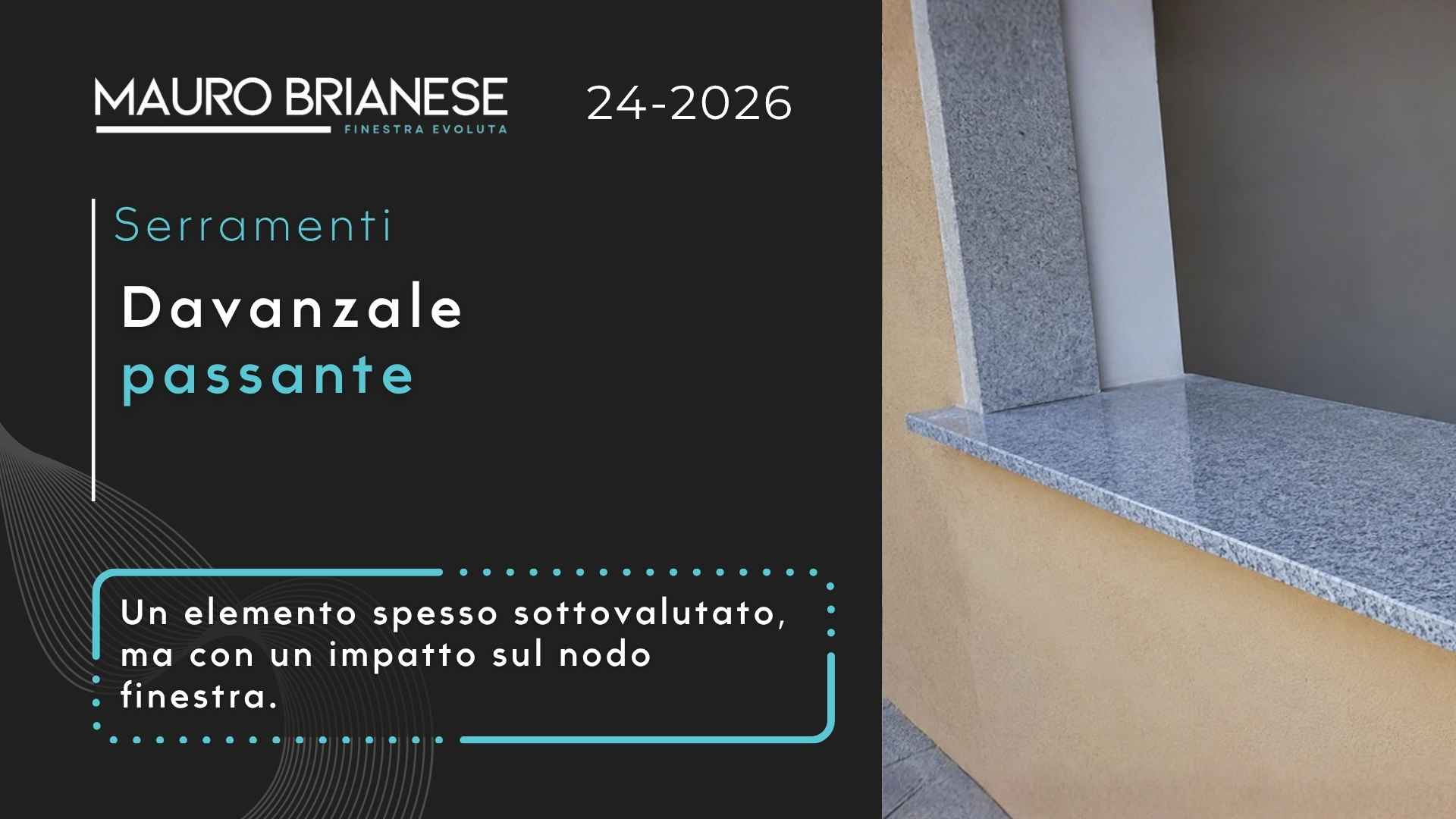 Davanzale passante