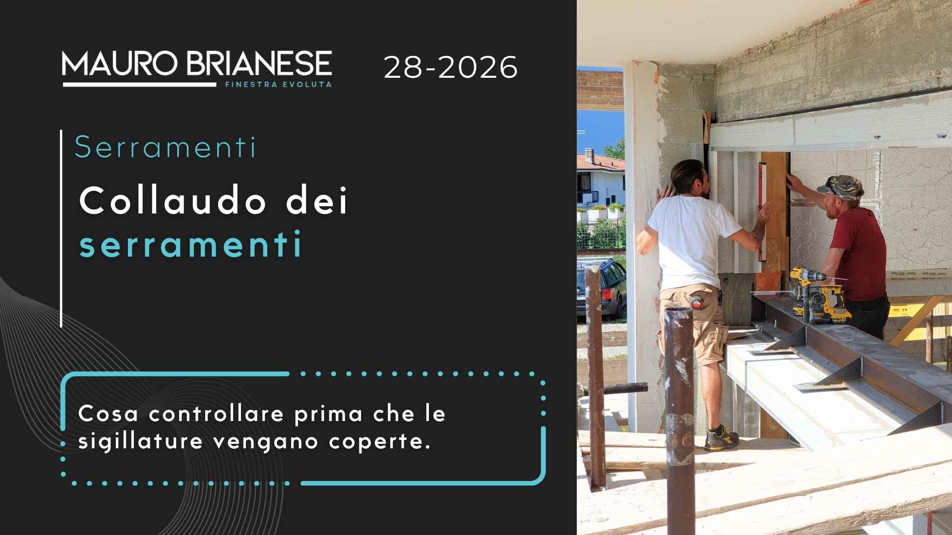 Collaudo dei serramenti